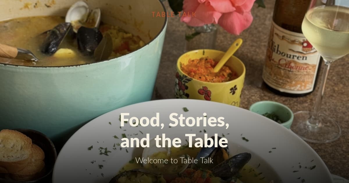 Table Talk: Food, Stories, and the Life Around the Table