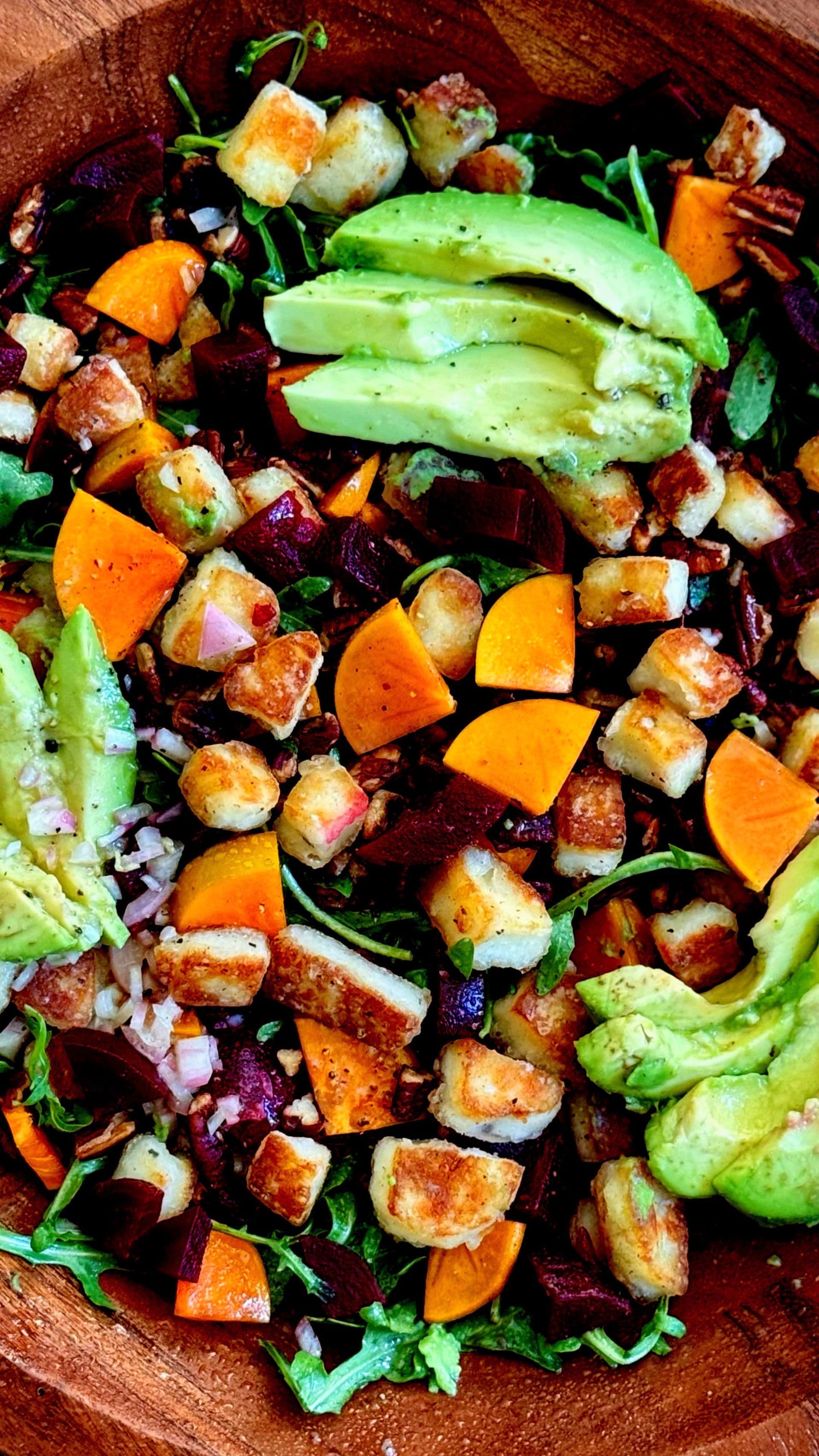Arugula and Persimmon Salad