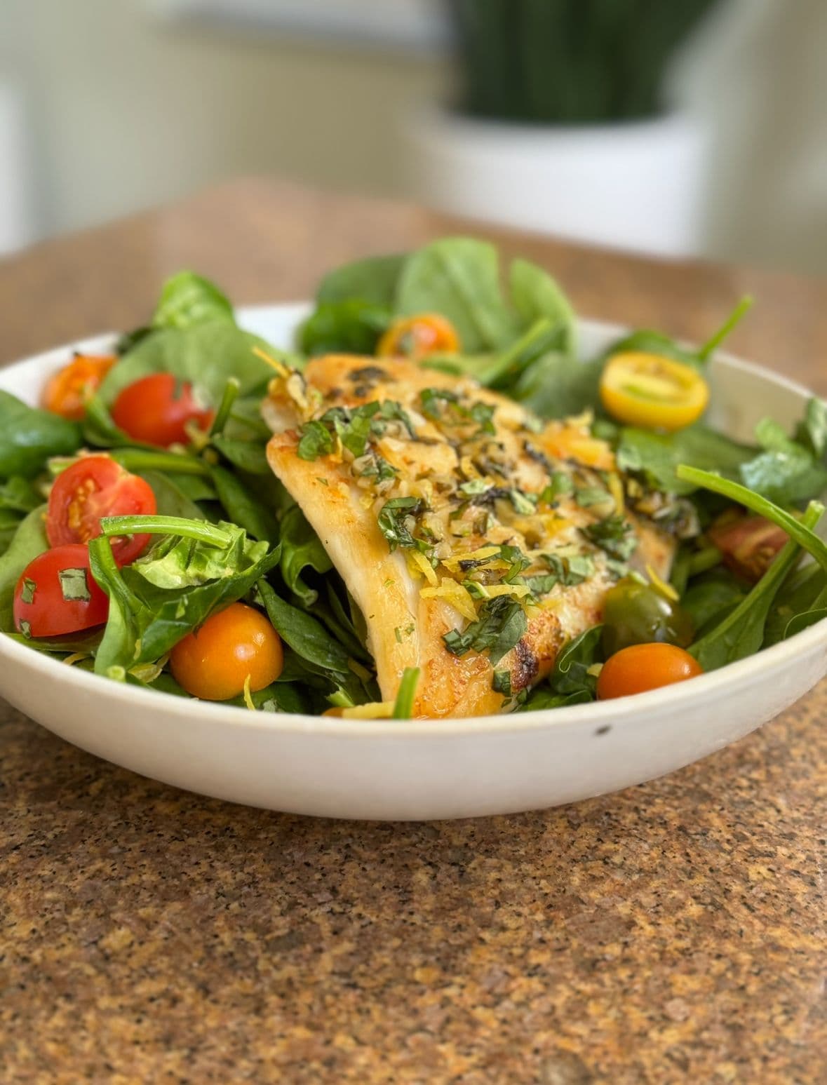 Protein Flip™ Barramundi with Lemon Butter & French Herb Beans