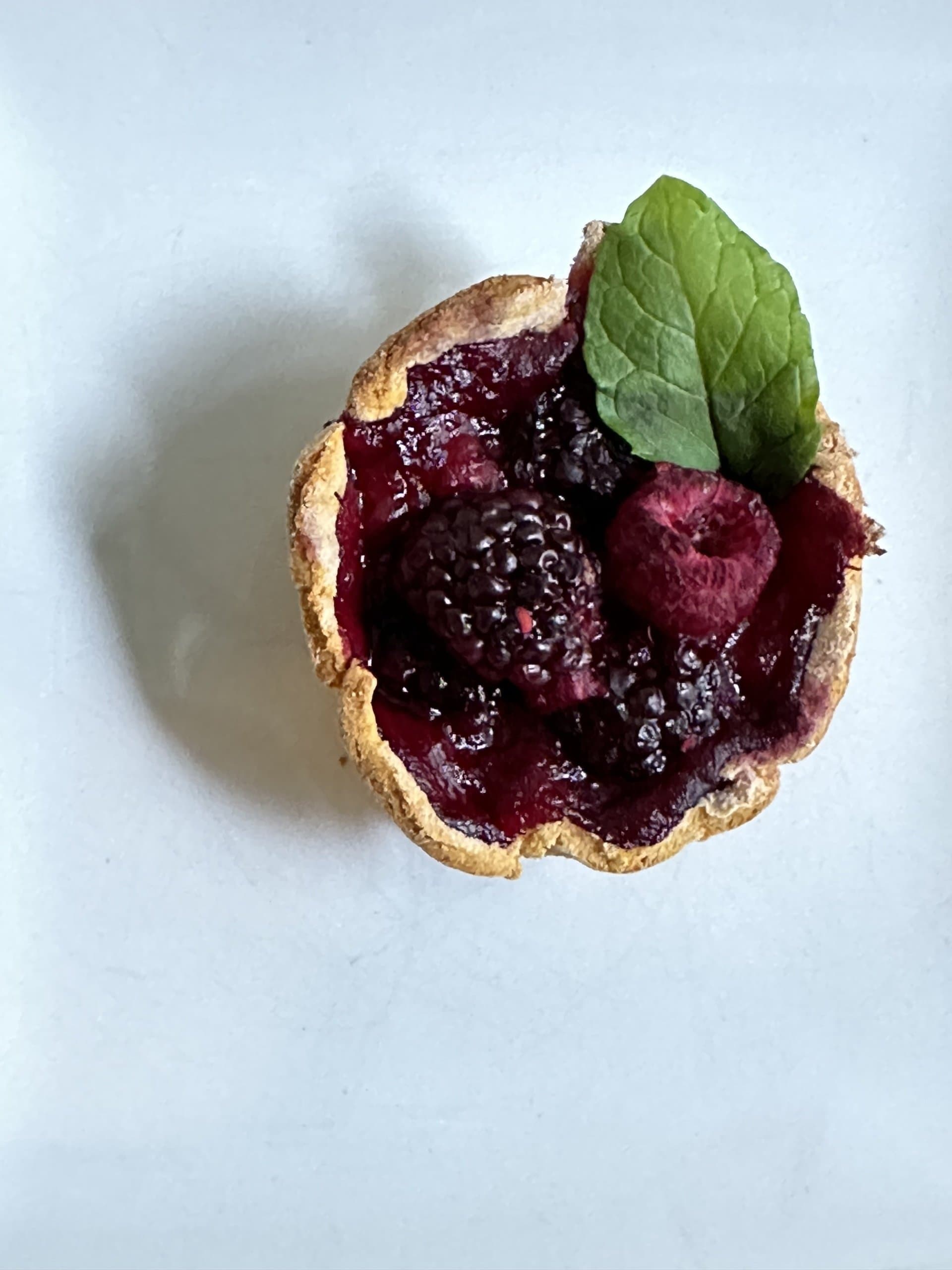Berry Tart with Sweet Potato crust