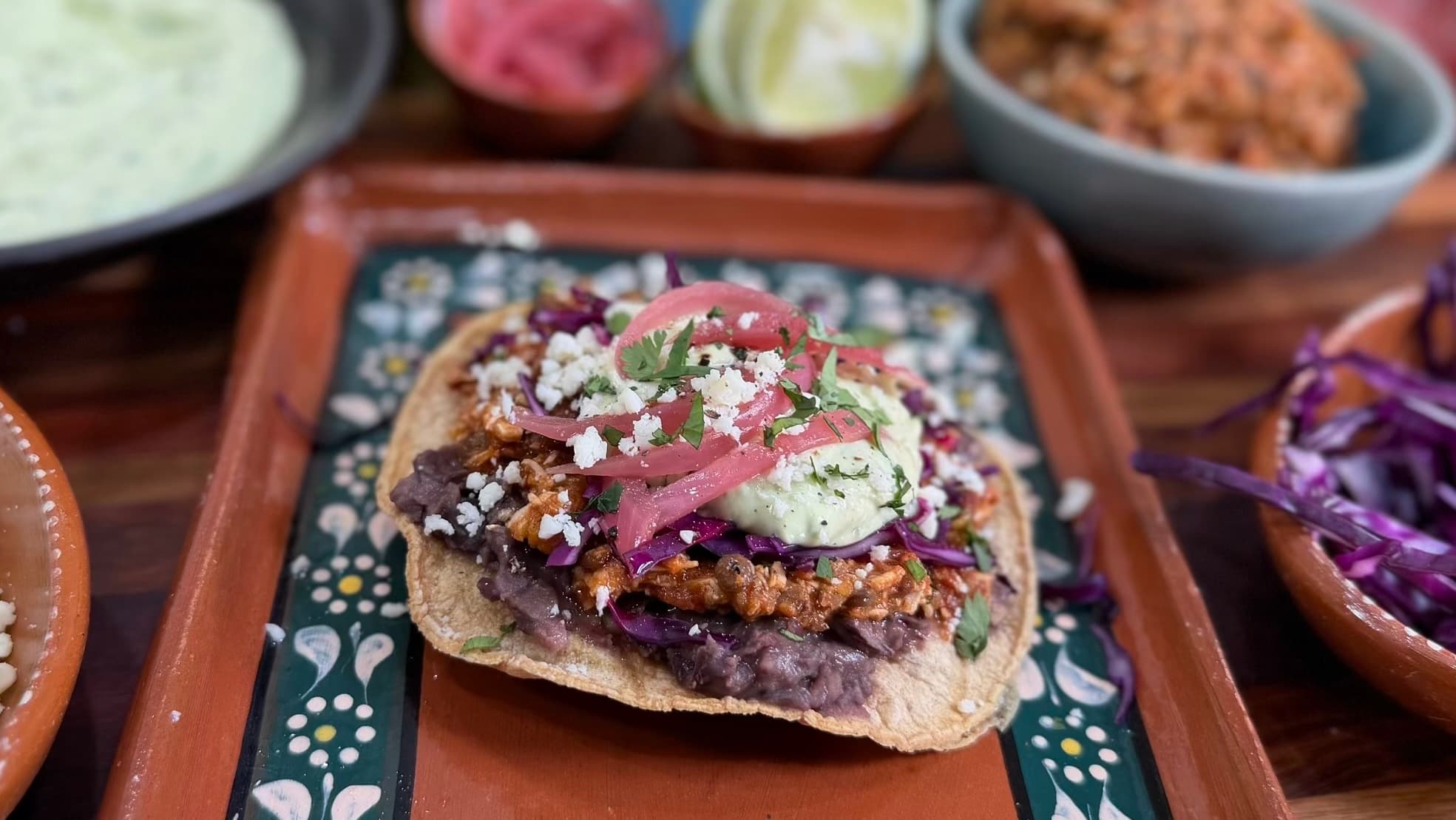 Chicken Tinga Tostadas