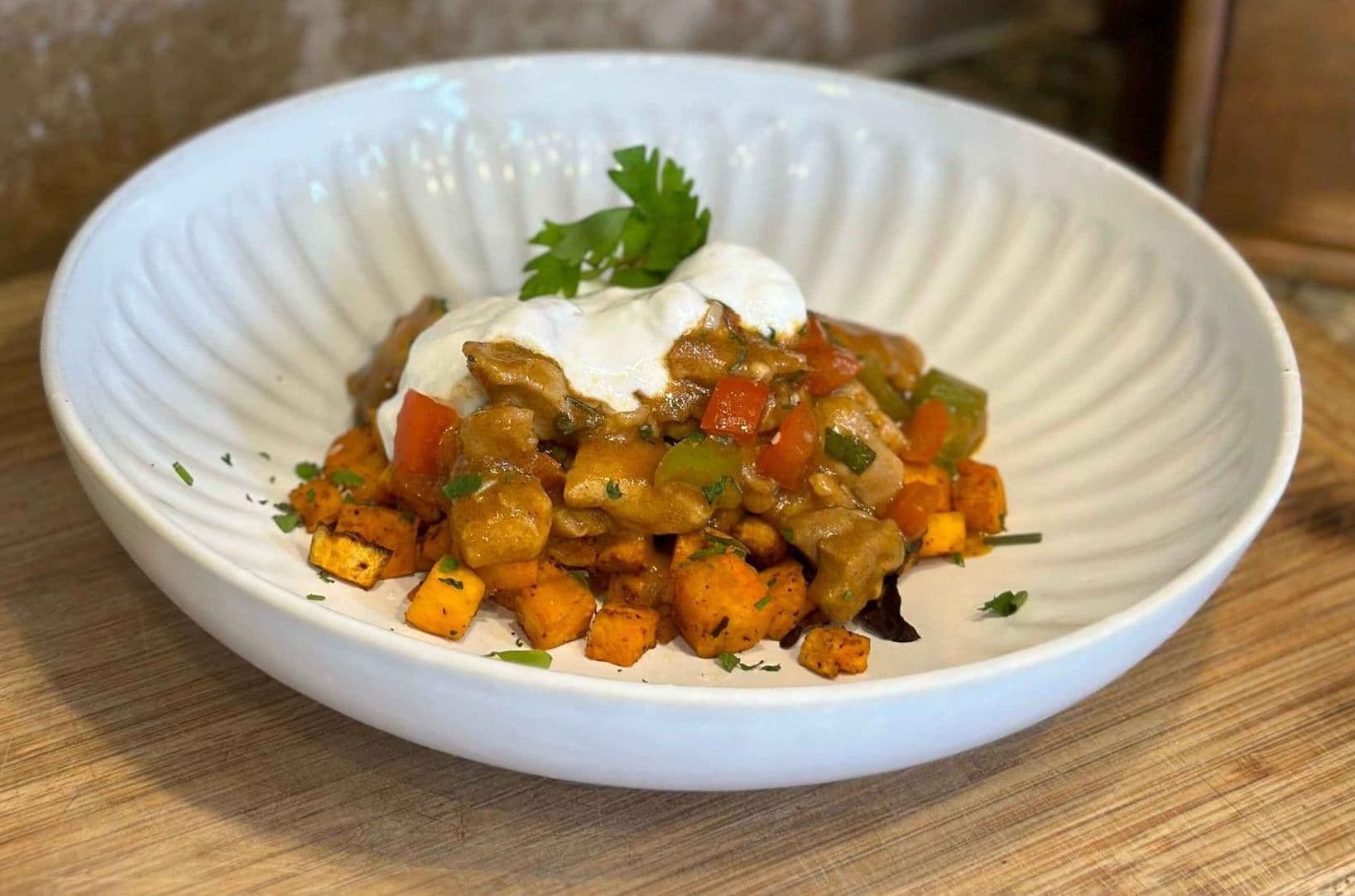 Hungarian chicken paprika