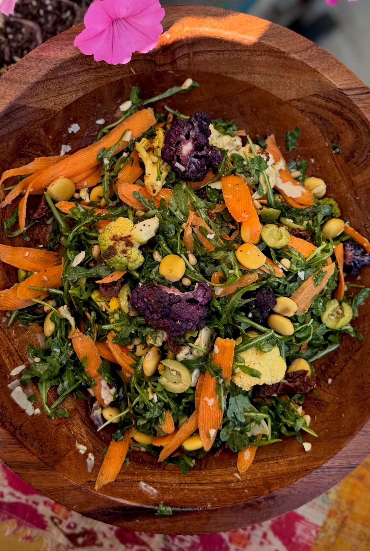 Tuscany-Inspired Salad with Roasted Cauliflower & Lupini Beans